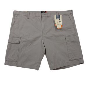 Dockers Tech Cargo Shorts Mens‎ 44 Grey Smart 360 9" Inseam Stretch Wicking